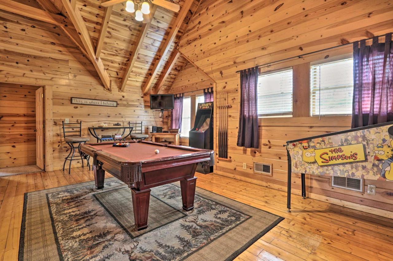 Pigeon Forge Cabin With Games, 1 Mi To Parkway! Eksteriør billede
